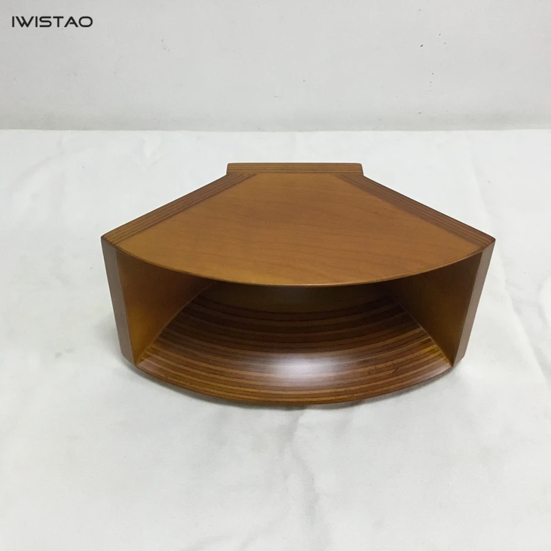 IWISTAO HIFI пустой деревянный рожок, твердый, 1 пара, высокая компенсация для полнодиапазона, Fostex FT17H, супер твитер 355 мм