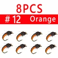 8 piezas tamaño 12 naranja