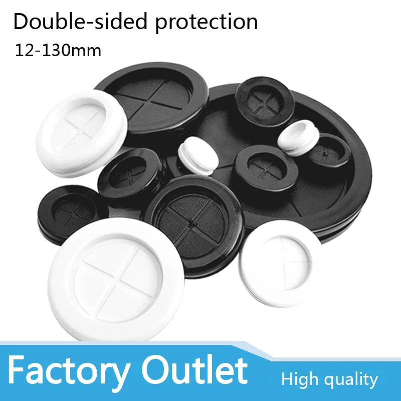 5/10pcs 12-100mm cable holder protector  Circlip Rubber wire grommet gasket Electric box inlet outlet Seal ring Dust plug cover