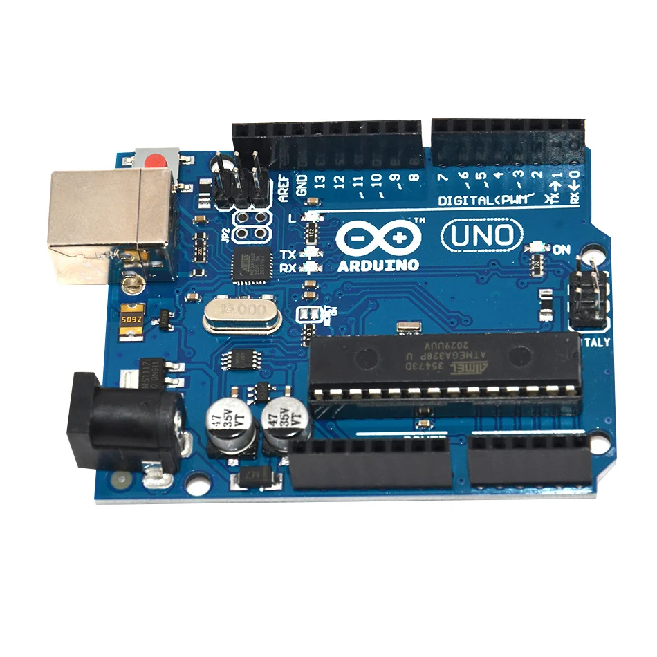 1 Set UNO R3 scatola ufficiale ATMEGA16U2 + Chip MEGA328P per scheda di sviluppo Arduino UNO R3 + cavo USB