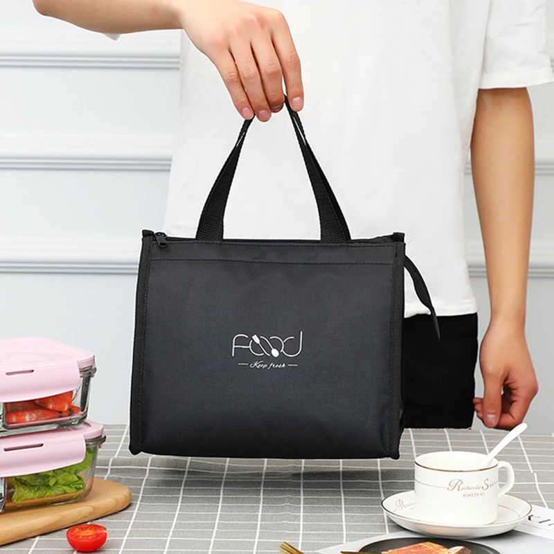 Thermische Mittagessen Tasche für Kinder Frauen Männer Tragbare Große Kapazität Picknick Cooler Tote Fall Lebensmittel Bento Lagerung Container