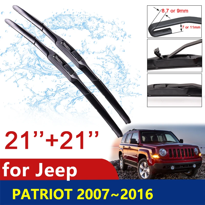 

Car Wiper Blades Windshield for Jeep Patriot 2007~2016 Liberty Front Window Windscreen Car Accessories 2008 2009 2010 2014 2015