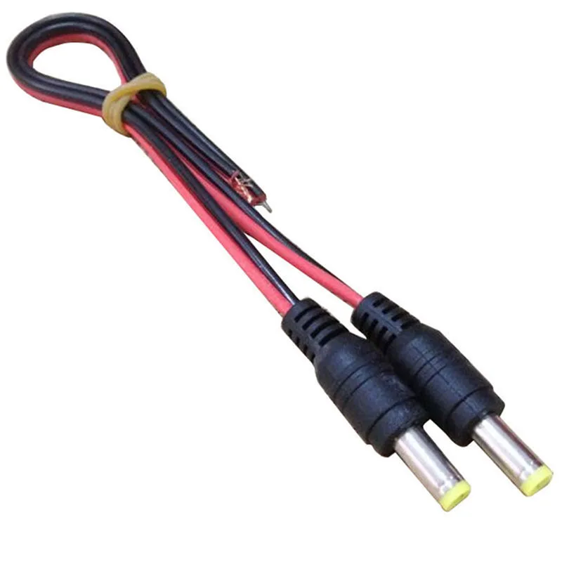 10 Pairs 2.1x5.5mm Male Female Plug 12V DC Power Pigtail Cable Jack For Cctv Camera Connector Tail Extension 12V DC Cords