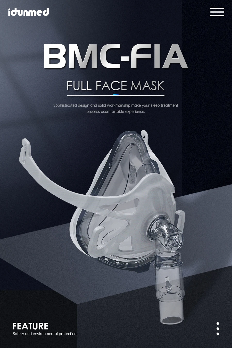 Iduntech CPAP Full Face Mask Pad Cushion For FM F1A F1B Mask Sleep Apnea CPAP Machine CPAP Accessories Headger Silicone Pad