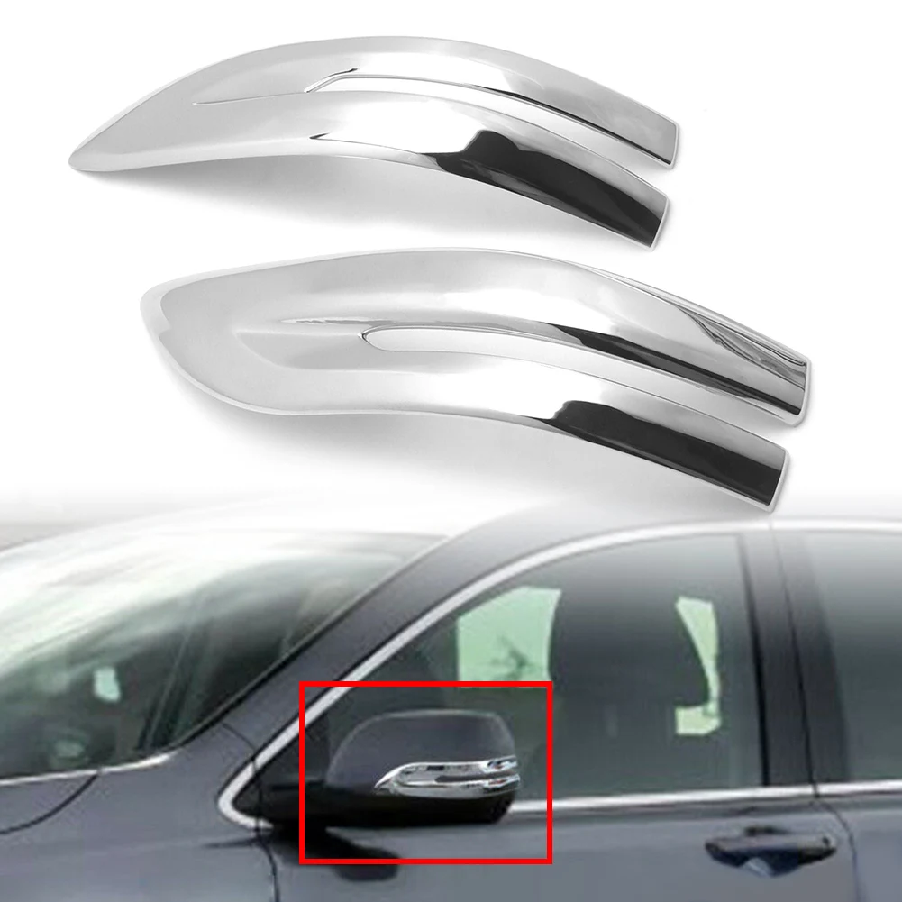 2x cromo ABS espejo retrovisor lateral del coche cubierta de rayas embellecedor para Honda CR-V 2017 2018 2019 CRV 17 18 19