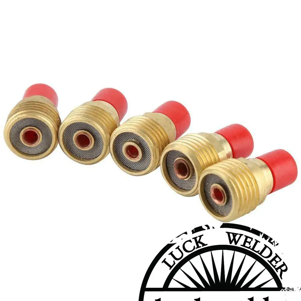 45V42 0.040 "1.0mm TIG แก๊สเลนส์ COLLET Body Fit SR DB PTA WP9 WP20 25 ไฟฉาย 5pcs