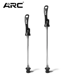 ARC BIKE SKEWERS FRONT&REAR ALLOY CNC QUICK RELEASE SKEWERS 100 130MM 135 MM  ROAD MTB MOUNTAIN QR AXLE FOR BICYCLE HUB PARTS