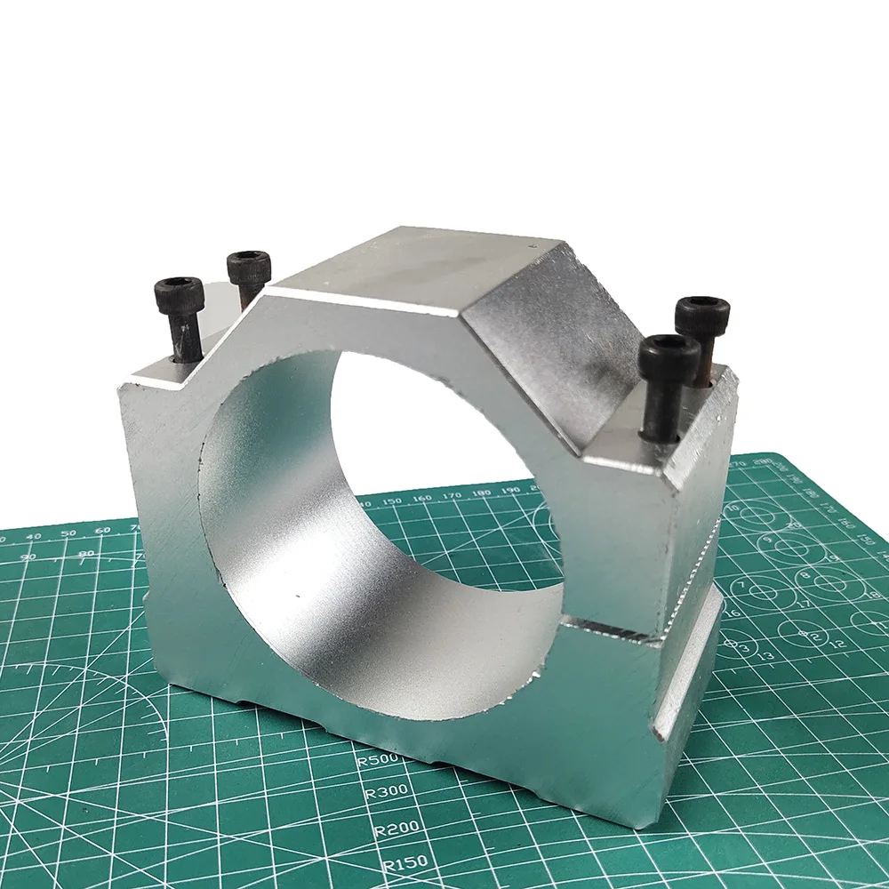 Cncスピンドル器具80ミリメートル取付ブラケットcncのルータスピンドルブラケット0.8KW 1.5KWフライス彫刻機スピンドル