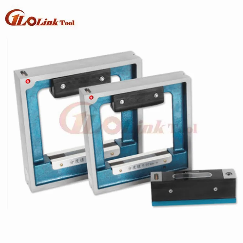 High precision 0.02mm/m 100/150/200/250/300mm frame level meter frame level instrument Measuring tools