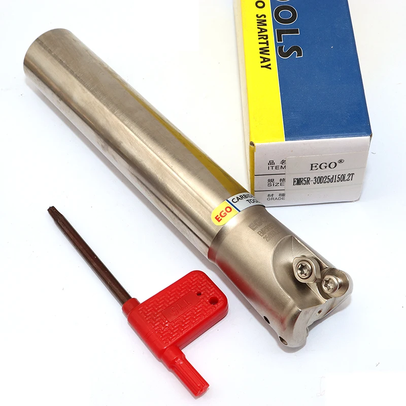 1Pcs EMR5R 30D25d150L 2T 선반 라운드 코 밀링 공구 홀더, 고품질 초경 CNC 지진 엔드 밀링 공구 홀더