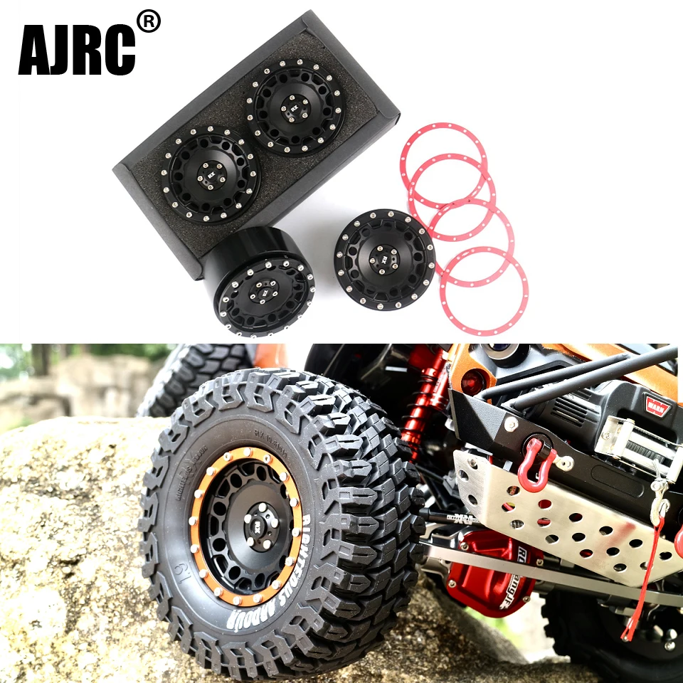 2.2 inch metal Wheel hub for 1/10 Rc simulation climbing remote control car Trx4 TRX-6 Rc4wd Scx10 90046 Jimny Cfx Vs4