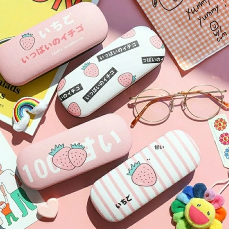 Reading Glasses Case Protector Hard Fresh Style Eyeglass Case Glasses Pocket Reading Eyewear Accessories Portable Sunglasses Box