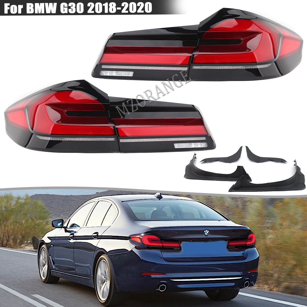 LED Rear Tail Brake Lights For BMW 5 Series G30 G38 2018-2020 Reversing Turn Signal Lamp Stop Car Accessories