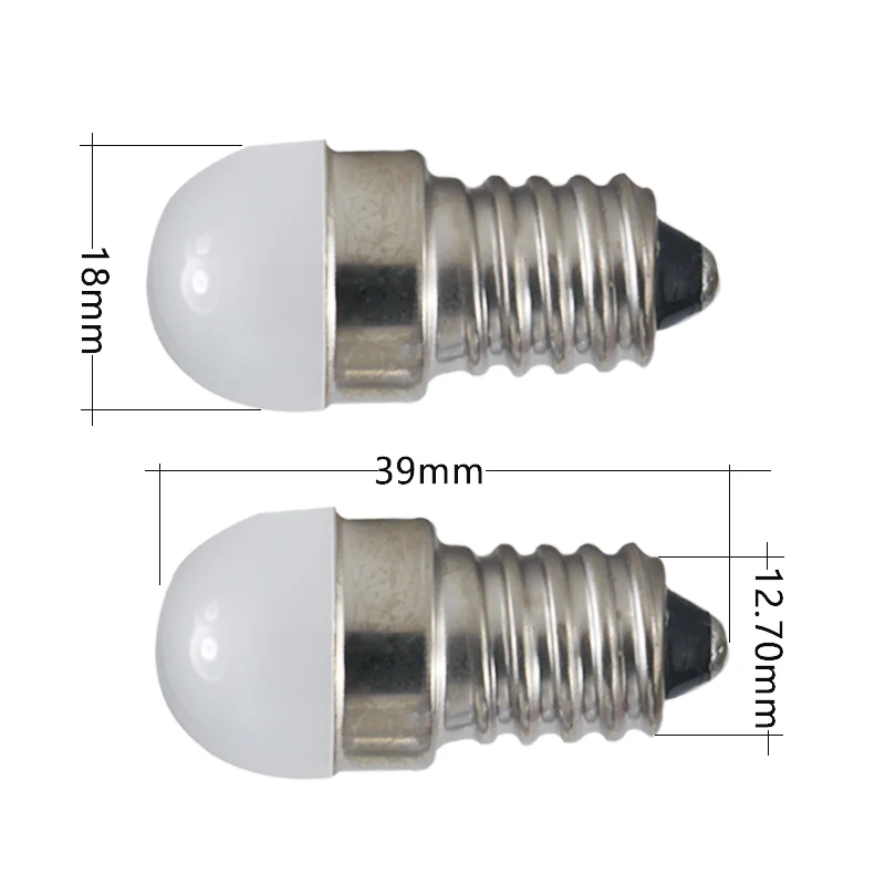 Mini E14 Led Bulb Ac Dc 12v 24v 60v 1.5W Small Milky Shell Pendant Fridge Refrigerator Light 12 24 60 Volt Spotlight Candle Lamp