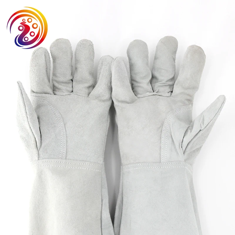 Guantes de soldadura de cuero, resistentes al calor
