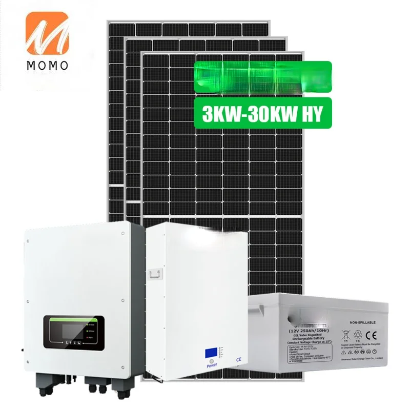 

Solar Power System Home 30KW 10KW 5KW Hybrid Solar Panel System for Use Price, details could consulting the customer service