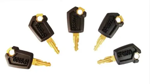 50Pcs Ignition Key For Caterpillar 5P8500 0964753  Excavator Loader Graders Dozers Rollers Skidsteers Backhoes