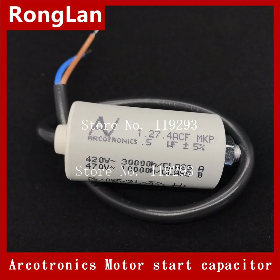 [BELLA] Original Arcotronics 1.27.4ACF MKP 1UF 1.5UF 2UF 2.5UF 4UF 5UF 6UF 8UF 10UF 12UF 20UF 40UF 5%  motor start capacitors