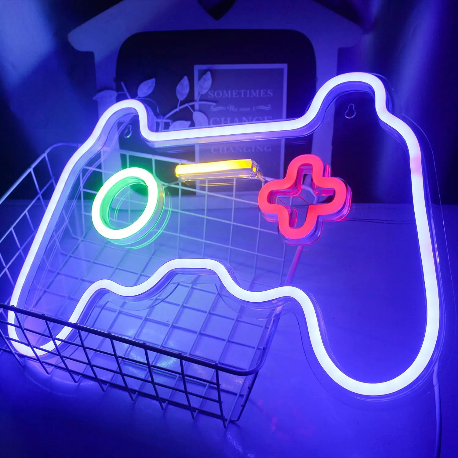 

LED Game Neon Sign USB Gamepad Controller Art Sign Night Lamp Xmas Birthday Gift Party Wall Lamp for Home Decor Night Light