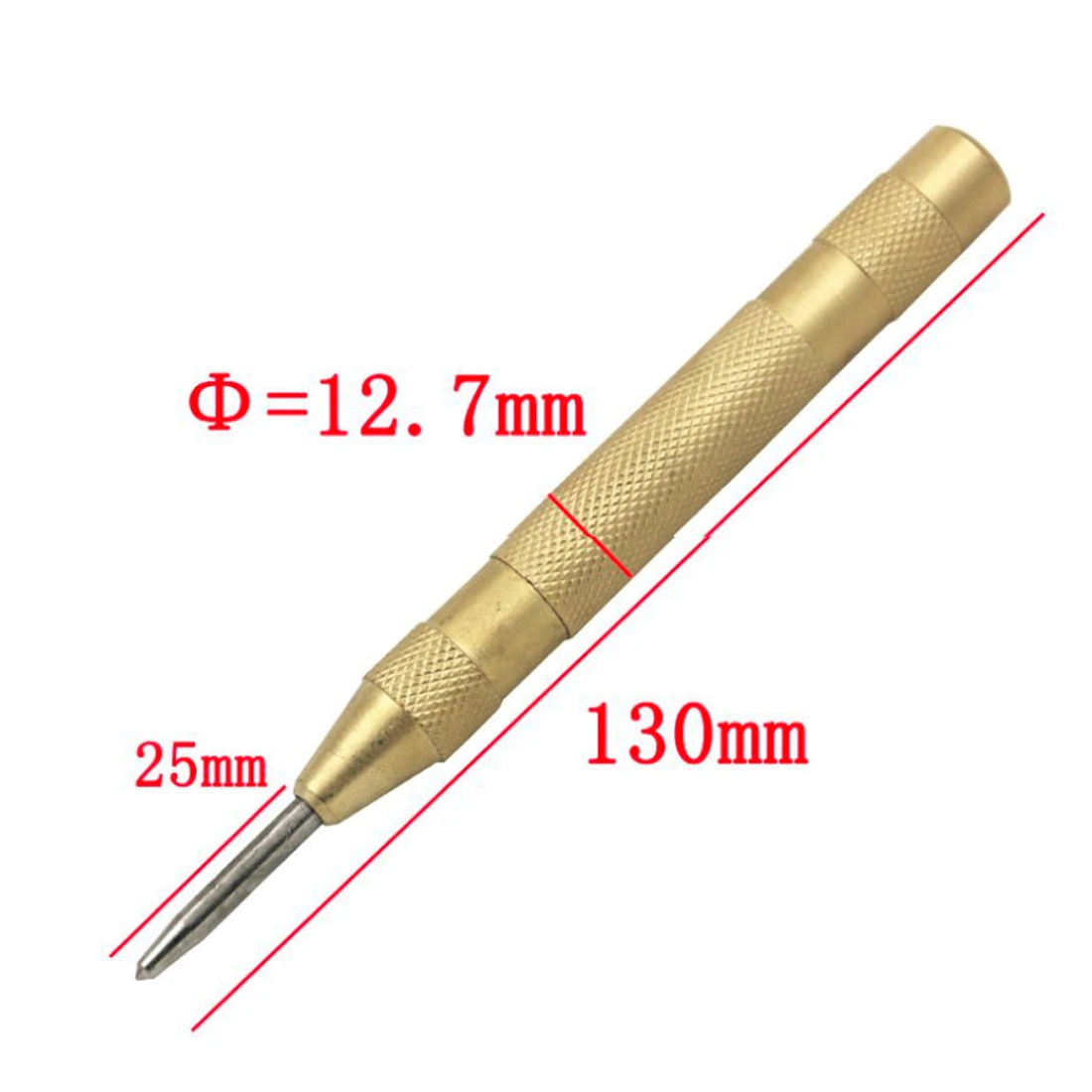 Tự Động Trung Tâm Pin Punch Dụng Cụ Làm Rau Cau Kim Loại Mũi Khoan Tự Động Kerner Mũi Lò Xo Đánh Dấu Bắt Đầu Từ Lỗ Dụng Cụ