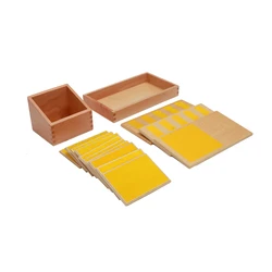 Montessori Rough Smooth Touch Boards Tactile Sensory Toys Early Childhood Educational Equipment Children's Game  Learning Tools