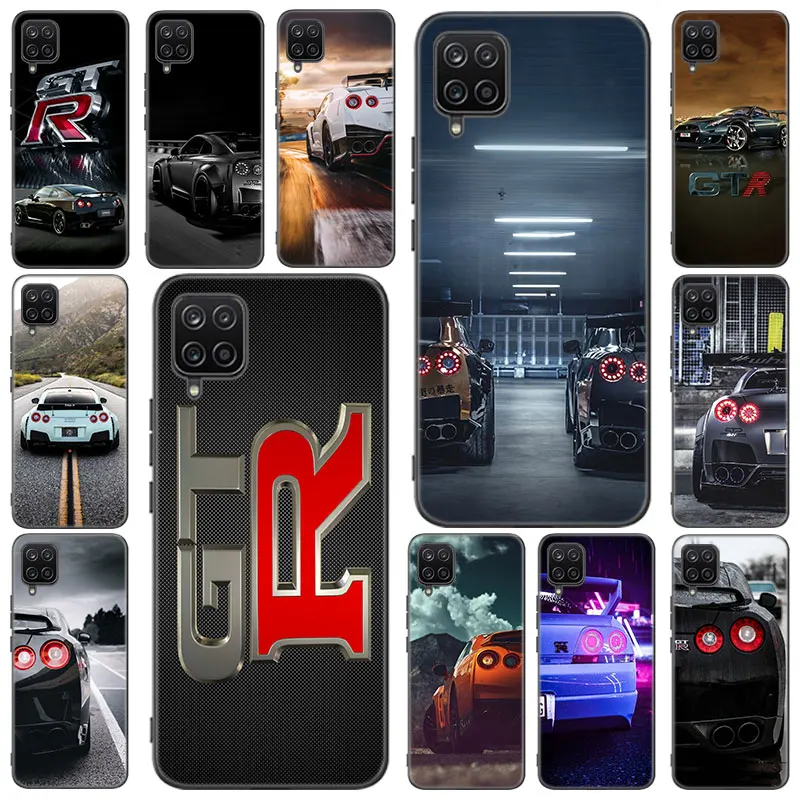 GTR Car Case For Samsung Galaxy M12 M32 M21 M51 M11 M30S M31S Note 10 Lite 20 Ultra J2 Core J6 J8 2018 J4 Plus Black Cover