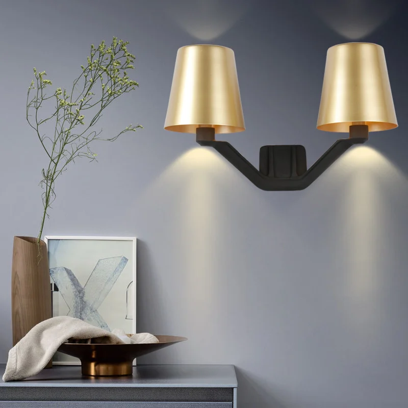 Retro Vintage Wall Light Shade Ceiling Lifting Modern Wall Lamp Fixture Iron Loft Cafe Bar Nordic Sconce Light