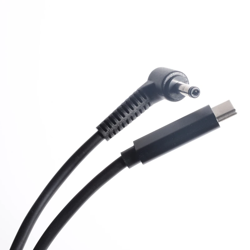 (4.0x1.7mm) 레노버 4.0*1.7mm DC 플러그 커넥터용 USB 유형 C PD 노트북 충전 케이블, 전원 어댑터 변환기 노트북 충전기