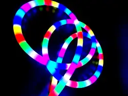 WS2815 WS2811 SK6812 WS2812B RGB Addressable led Neon Pixel Light Rope Waterproof IP67 in Silicone Tube  T20  360 Round 1m 5m