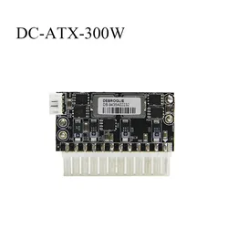 High Power 300W 12V 6pin male input DC-ATX Peak PSU Pico ATX Switch Mining PSU 24pin MINI ITX DC  ATX PC Power Supply DEBROGLIE