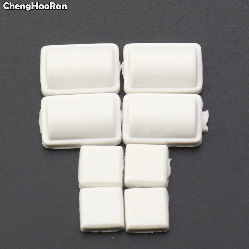 ChengHaoRan Cho WII Miếng Lót Cao Su Trắng Đen Ốp Vít Chân Cao Su Bao Bộ Điều Khiển WII