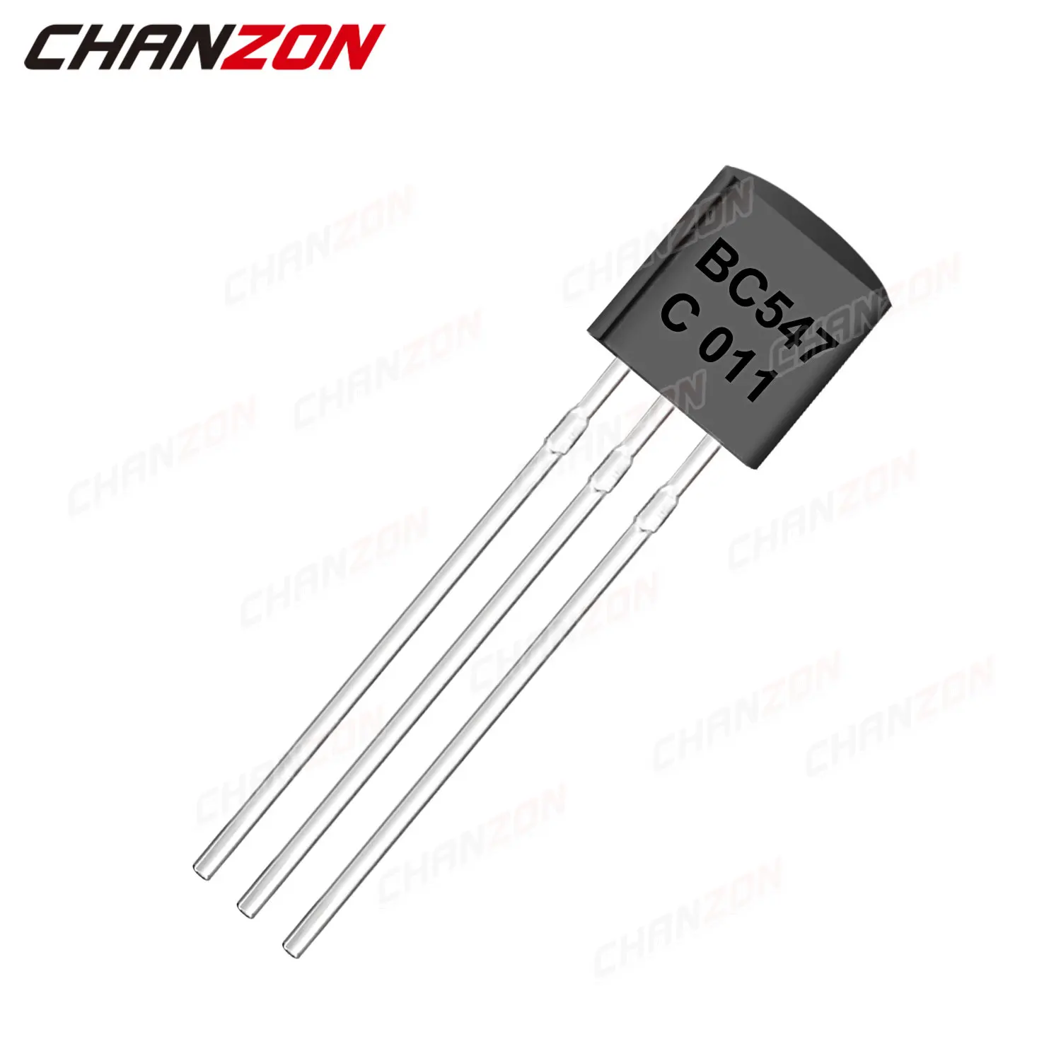 100Pcs BC547C TO-92 NPN Transistor Bipolar Junction BJT Triode Tube Fets 0.1A 50V BC 547C Integrated Circuits