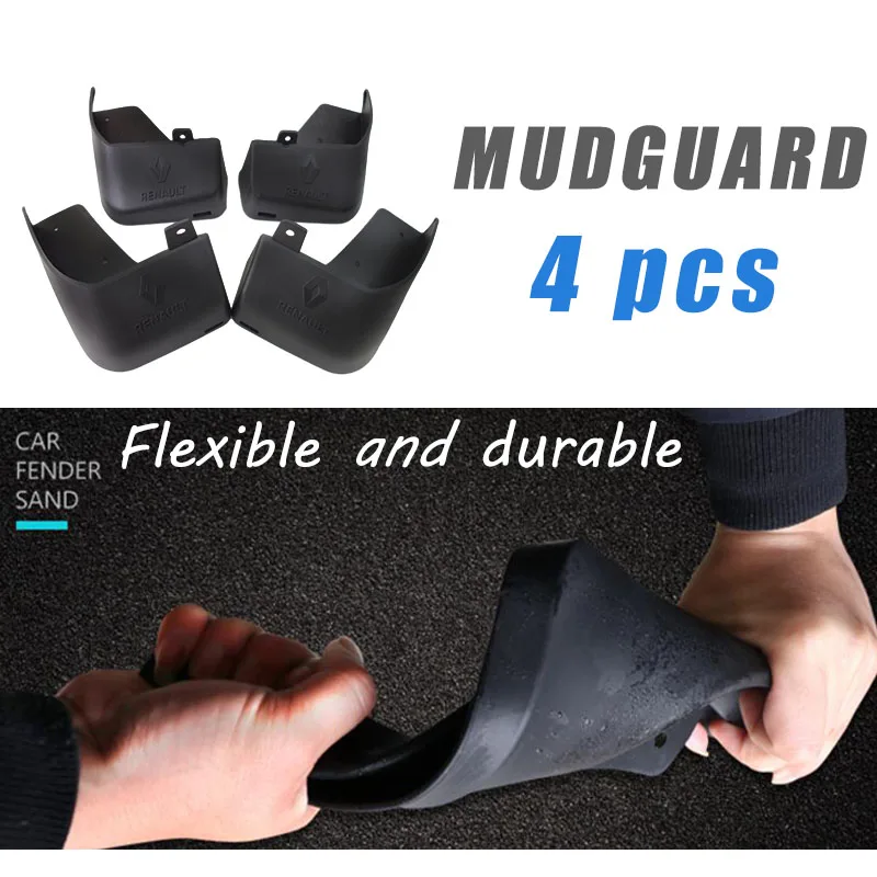 Mud-flaps for Renault Koleos 2017-2020 mudguards splash guard fenders car accessories auto styling 4 pcs