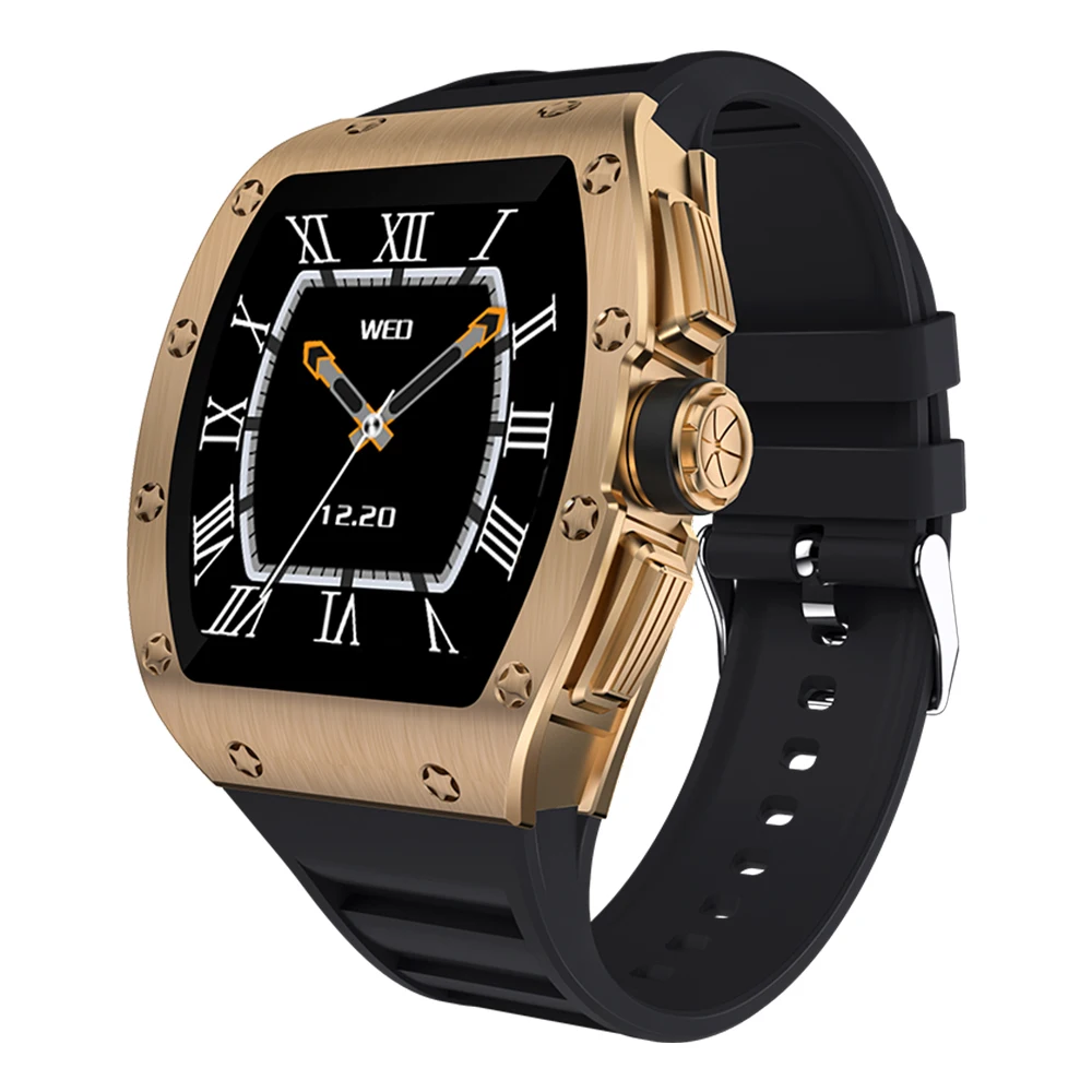 New Arrival Kumi Gt1 Smart Watch Support For Multiple Languages Calculator Clock Metal Dial Design Ip68 Waterproof Sport Smart