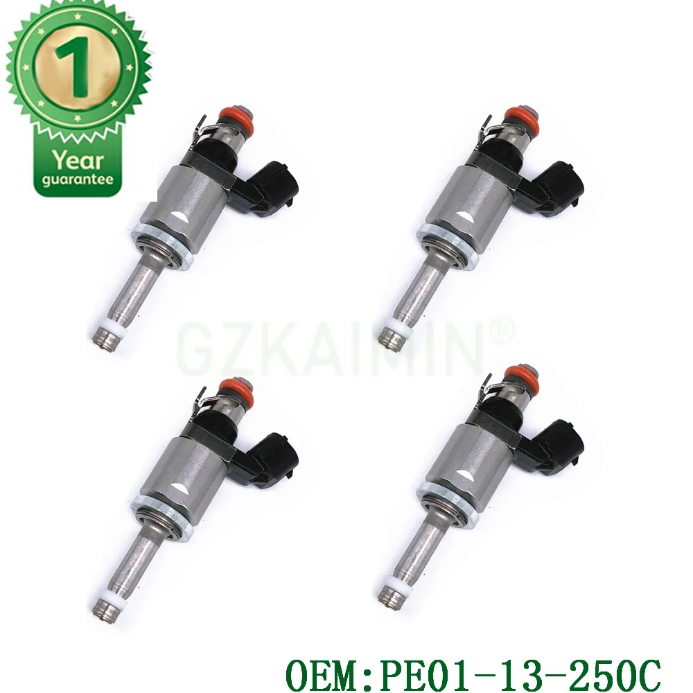 High Quality Fuel Injector Nozzle OEM PE01-13-250C PE01-13-250B For Mazda 3 CX-5 CX-3 MX-5 Miata 2.0L