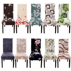 new colors chair covers floral modern slipcover for dinning room wedding Stretch Elastic furniture protector