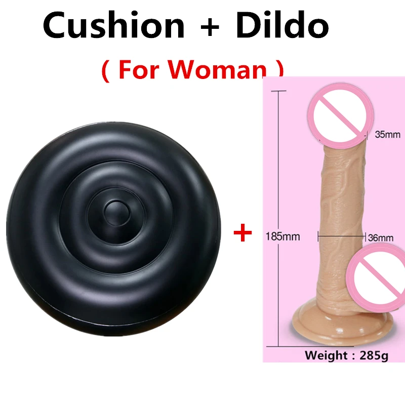 Female Masturbator! Inflatable Round Cushion Can Put In Dildo Easy To Store And Clean Sex Furniture Adult Games 3P Couples flirt