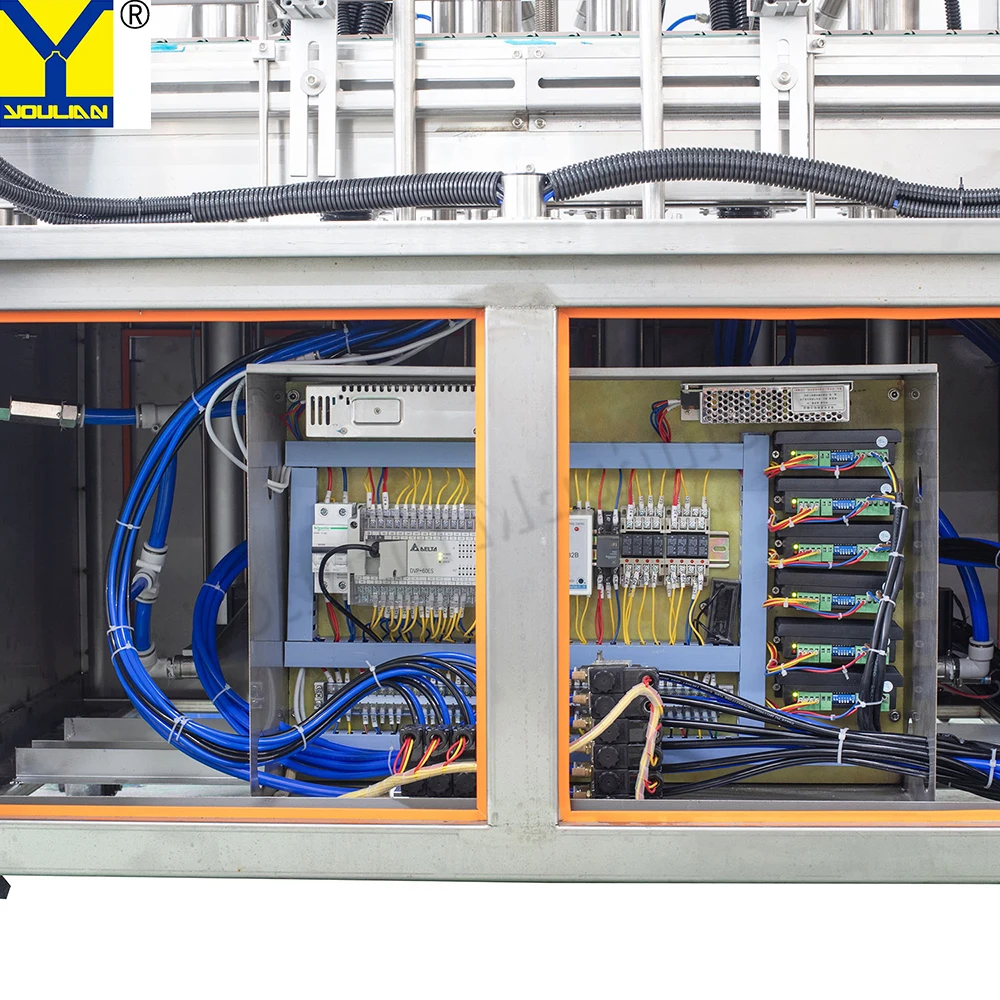 อัตโนมัติ Liquid & วางเครื่องบรรจุ Jar เติมเครื่องสำอางค์ครีม Heavy ซอส