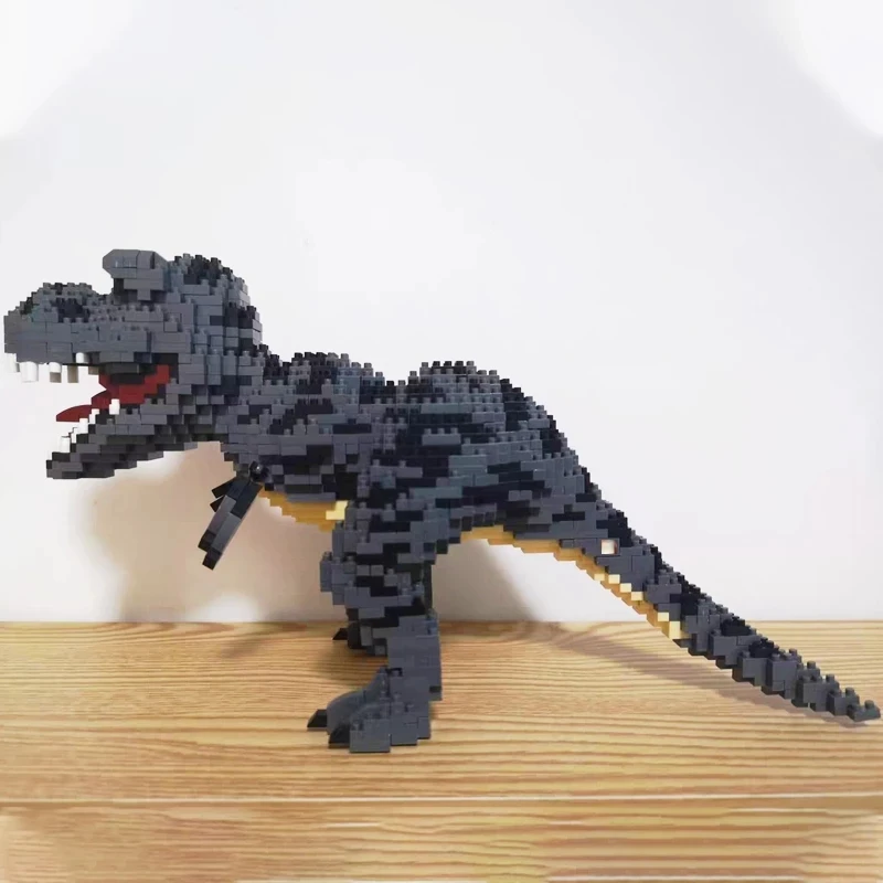 Tyrannosaurus Rex Micro Khối Xây Dựng Gạch Velociraptor Mô Hình Công Viên Kỷ Jura Hình Khủng Long Đồ Chơi Dành Cho Trẻ Em Quà Tặng Sinh Nhật