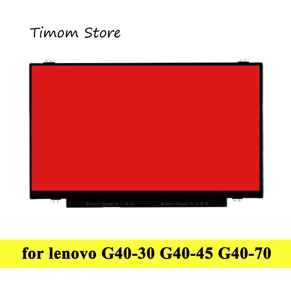 for Lenovo G40-30 G40-45 G40-70 14.0 inch LCD LED Matrix HD 1366*768 eDP 30pin Original Matte Glare Slim Display with Screw Hole