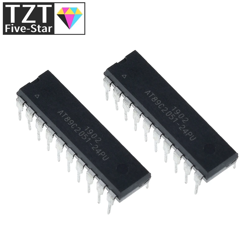 1/3 Stück AT89C2051-24PU AT89C2051 Spannungsreglermodul – Detail 3