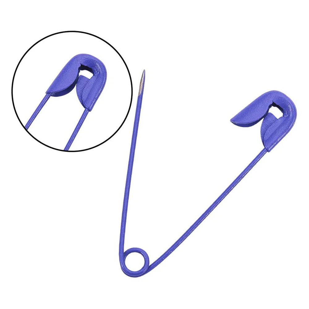 50/100Pcs spilla da balia colorata s strumenti per cucire fai-da-te aghi in acciaio inossidabile grande spilla da balia trapuntatura gioielli