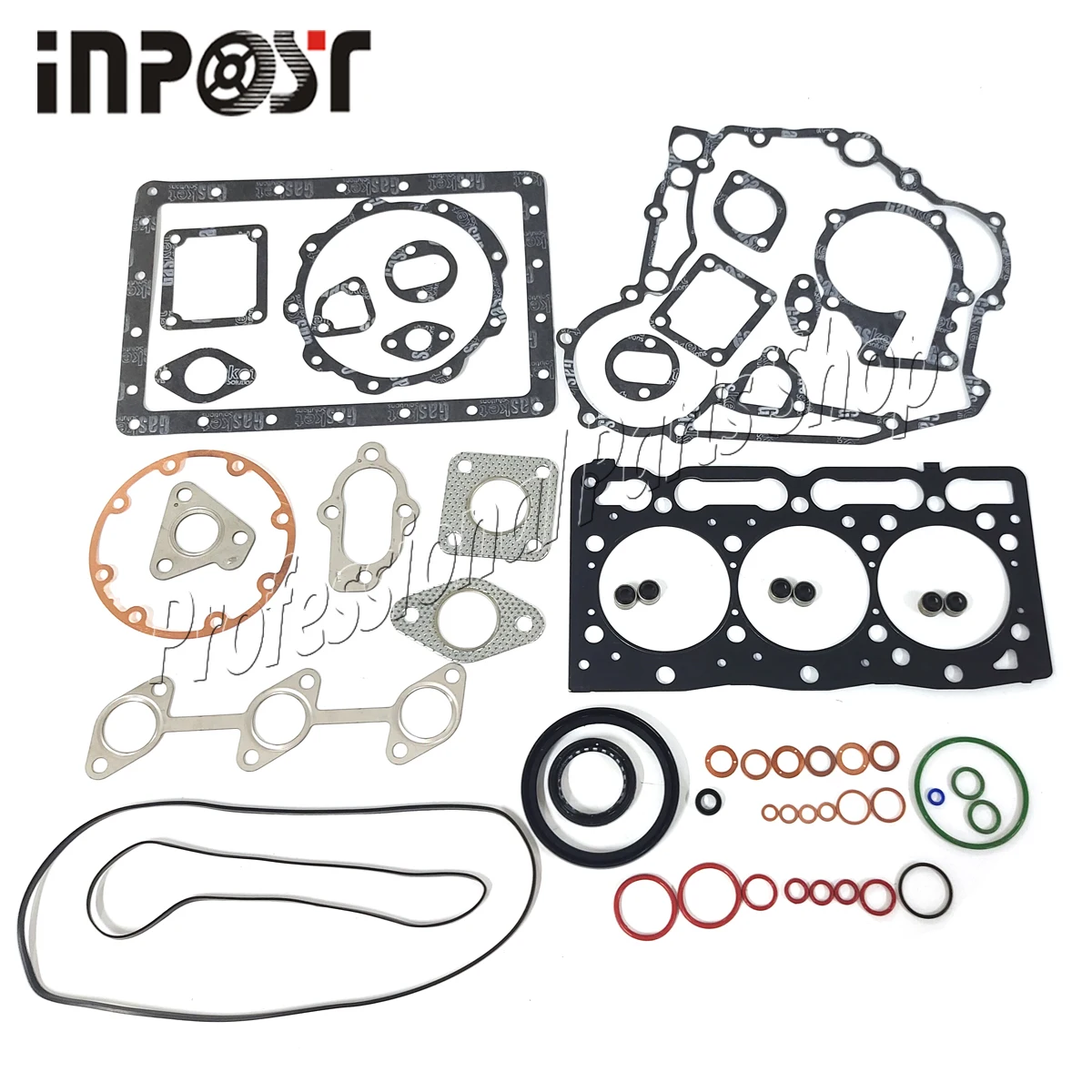 

D782 Overhaul Gasket Kit Upper Lower set Full gasket for Kubota engine Bobcat 320 322