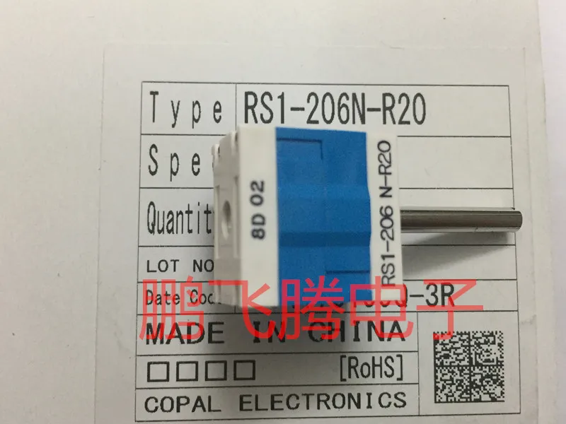 1 Buah COPAL Jepang RS1-206N-R20 Rotary Encoder 6-Gear Band Switch Dual 14-Foot Horizontal