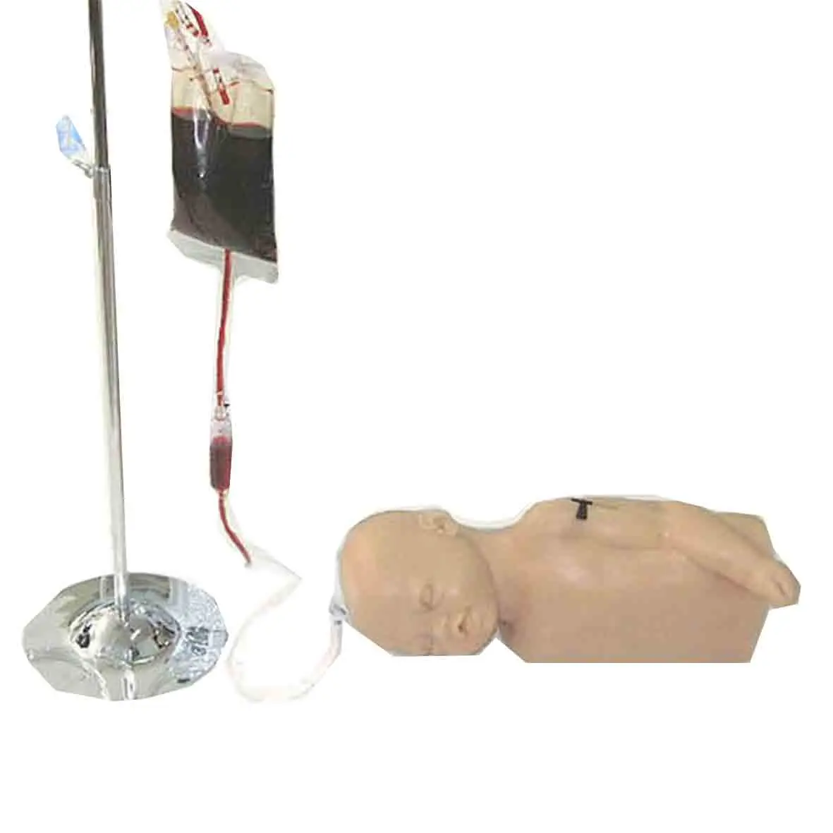 Infant head and arm intravenous injection nursing training model