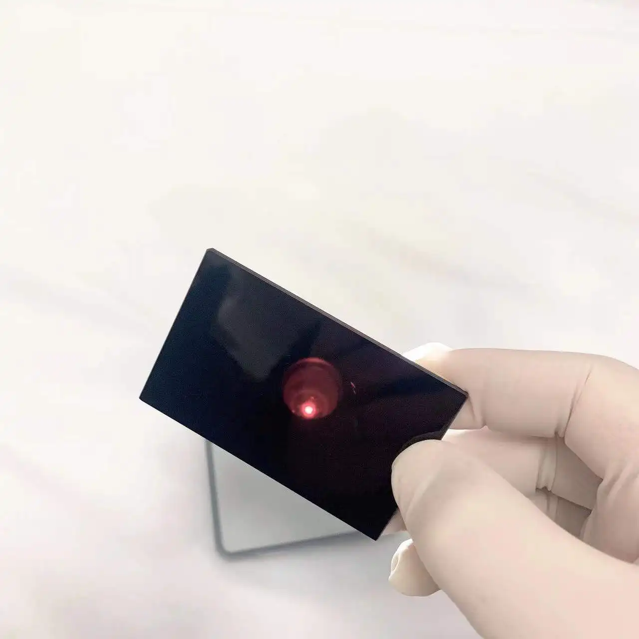 Rectangle Shape Custom Size Cut UV Just Pass From 760nm Infrared Filter Glass HWB760 For IR Camera Sensor