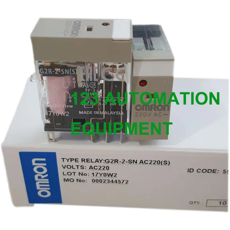 Imagem -03 - Relé Novo Autêntico de Omron G2r2-sn Dc24 s Ac220 s Ac110 s G2r-2-sn s 24vdc 220vac 110vac 10 Peças