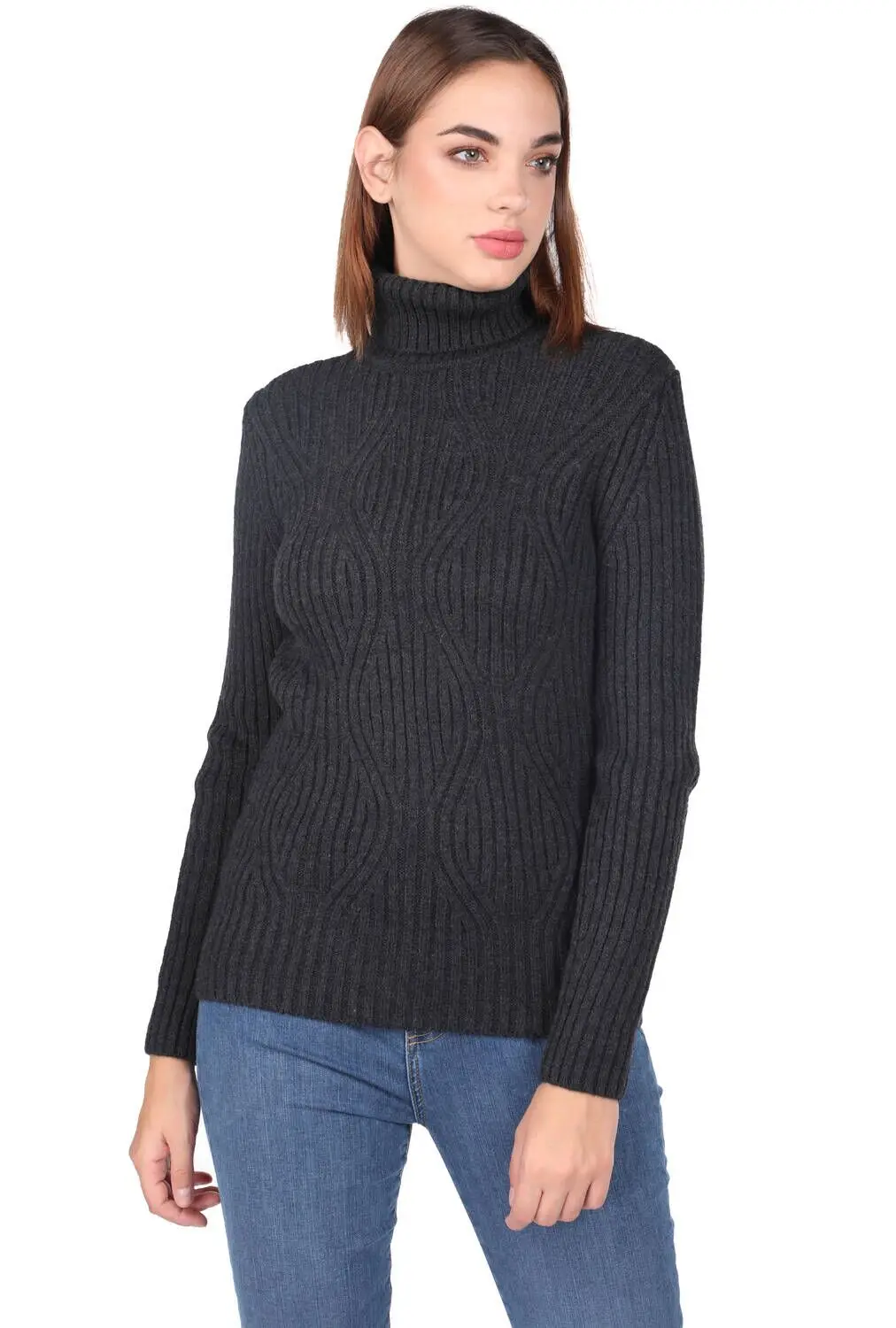 Turtleneck Thick Knitwear Sweater