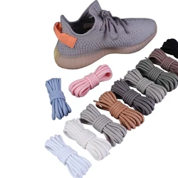 Cordones redondos de 47/55 pulgadas para zapatos Yeezy, cordones clásicos de color blanco sólido, 1 par, novedad de 2022