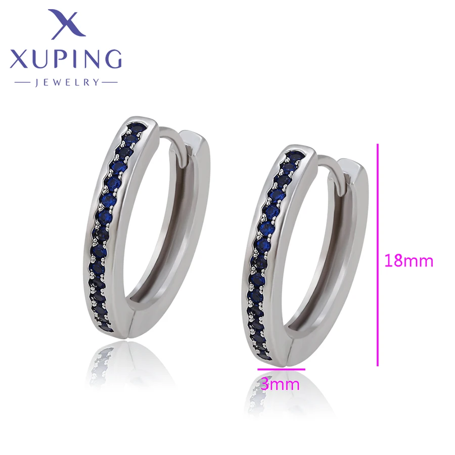 Xuping Jewelry Summer Sale Elegant New Arrival Women Huggies Earring of Hot Selling Design  ZBE233